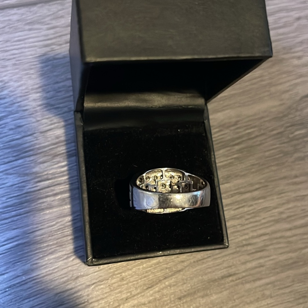 Men's Diamond Cluster Ring - Picture 8 of 10